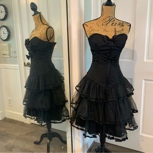 Vintage 80's Gunne Sax Corset Dress 7